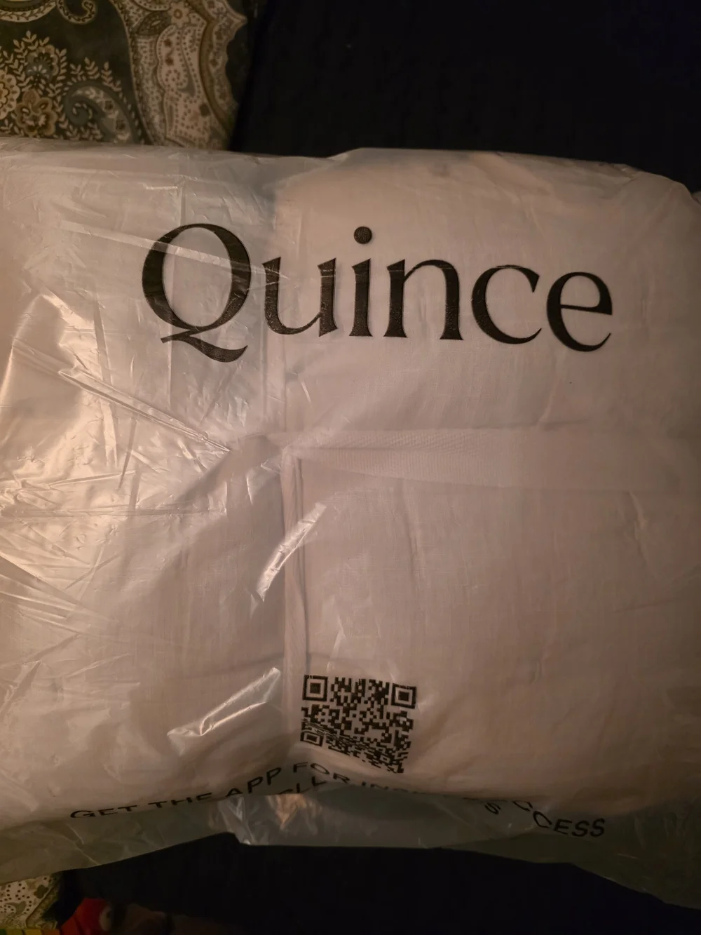 Quince NWT Twin European Linen Dream Quilt - White - Without Shams